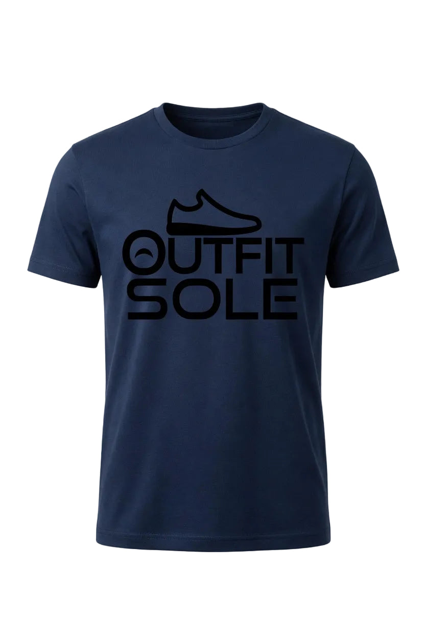 Outfit Sole Signature Navy Logo Tee
